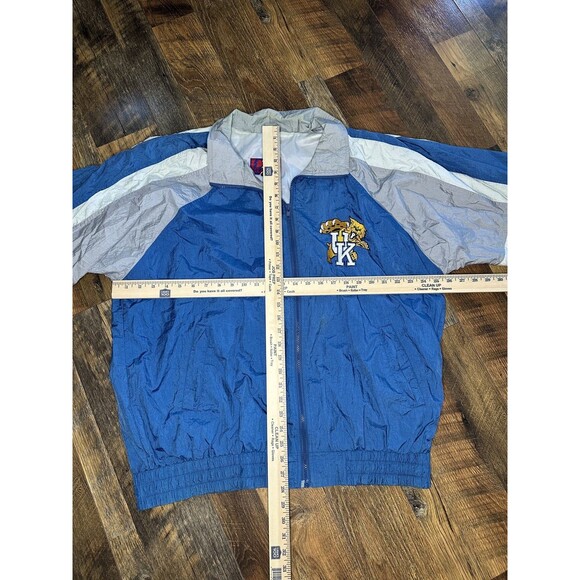 Vintage 90's Pro Player Kentucky Wildcats Light Jacket Track Top Mens Blue Sz XL - Picture 3 of 8